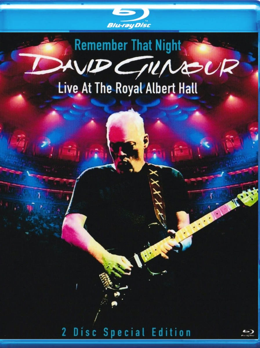 David Gilmour Remember That Night Live At The Royal Albert Hall Blu-Ray 2BD set