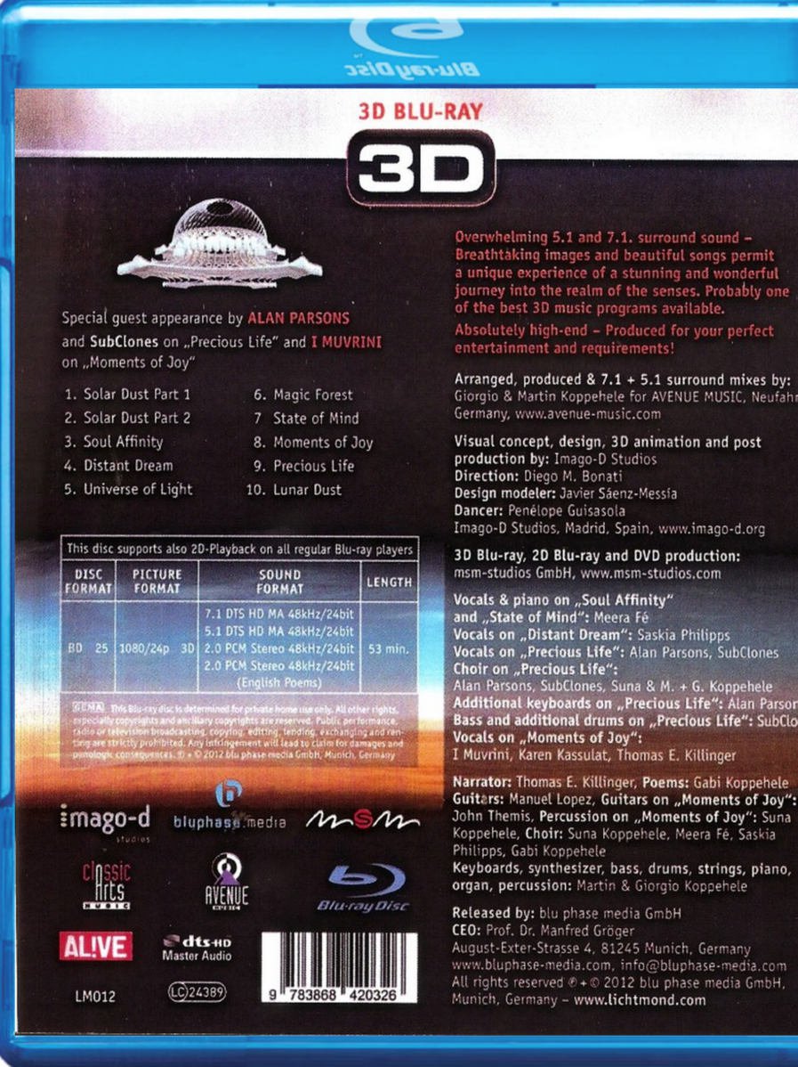 Lichtmond 2 Universe Of Light 3d Blu-ray Video Relax