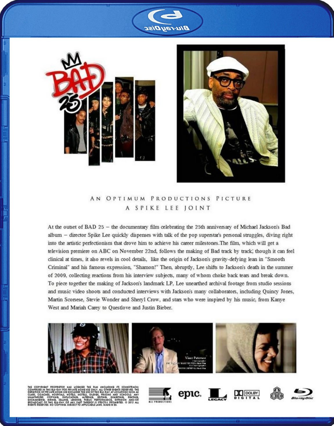 Michael Jackson Bad 25 Blu-Ray