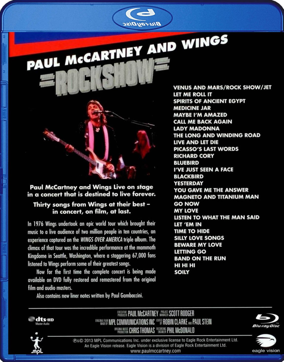 Paul Mccartney And Wings Rockshow Blu Ray