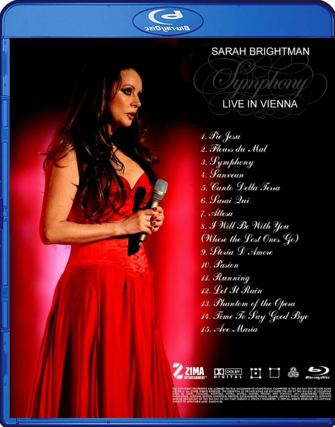Sarah Brightman Symphony Live In Vienna Blu-Ray