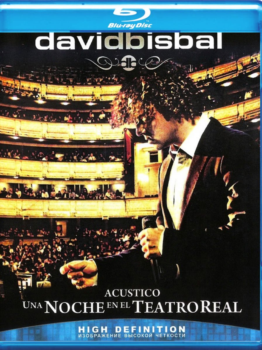 David Bisbal Acustico Una Noche En El Teatro Real (Best of a night at the theatre royal) Blu-Ray