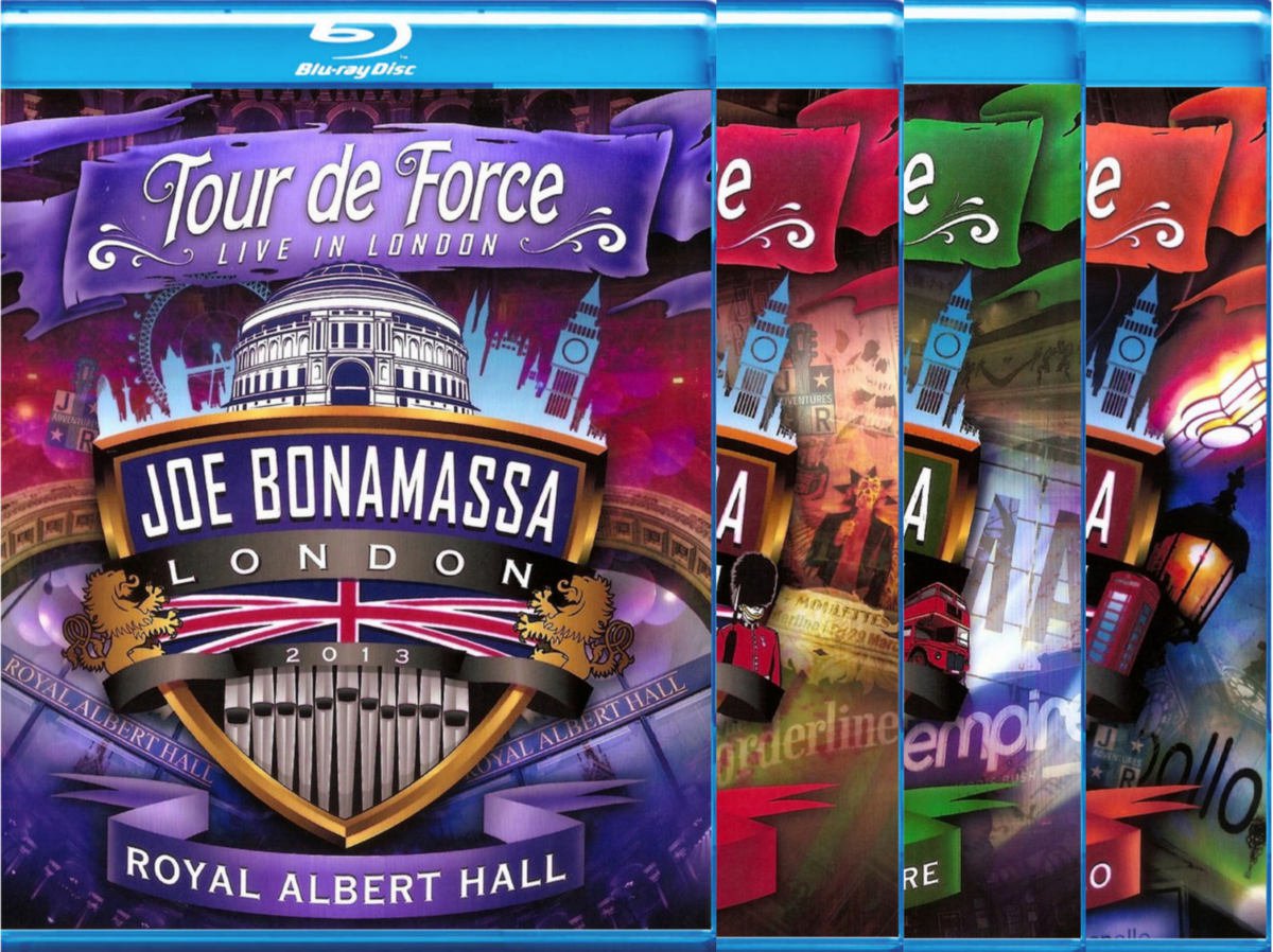 Joe Bonamassa Tour De Force Live In London Blu-Ray 4BD set