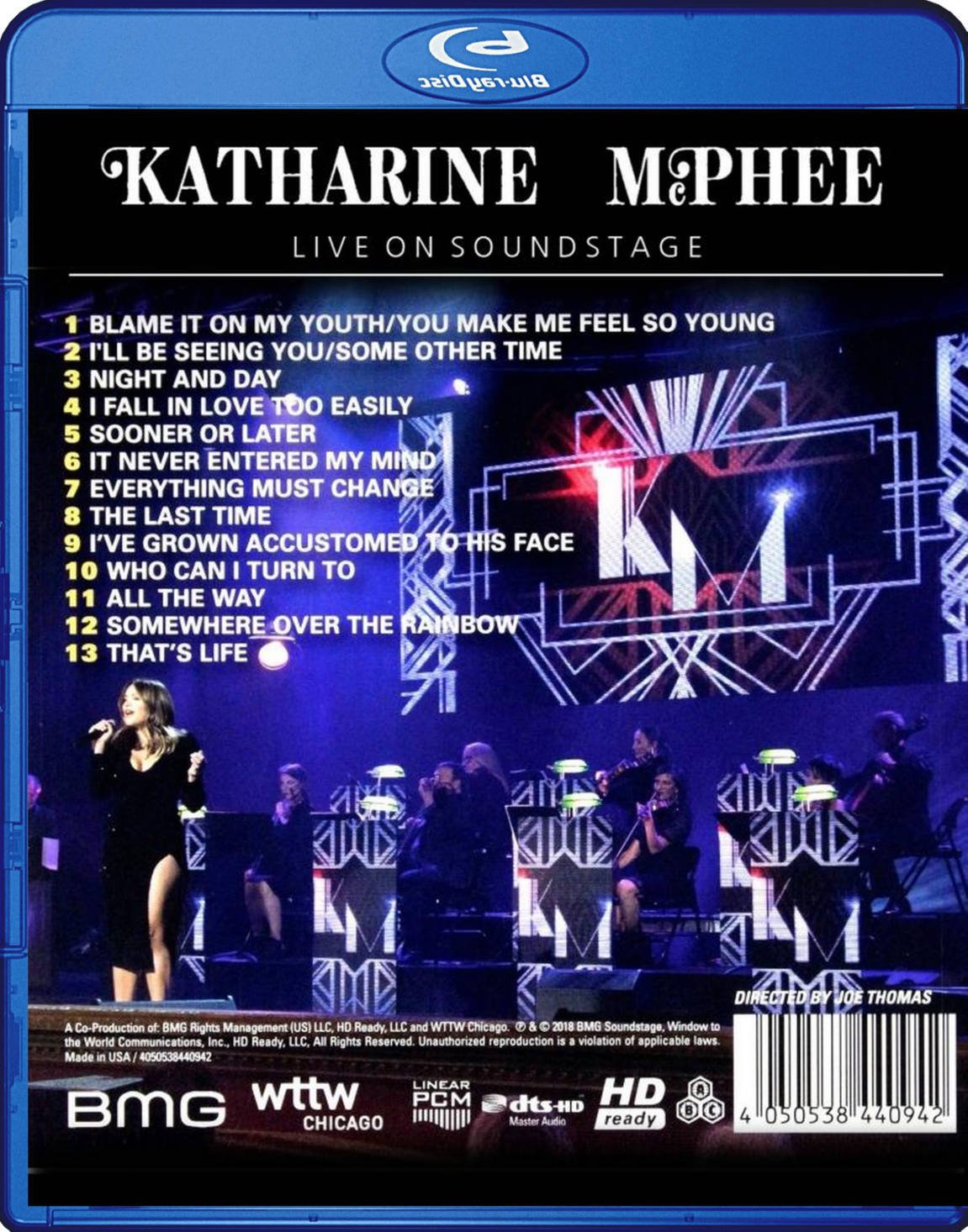 Katharine McPhee Live On Soundstage Blu-Ray