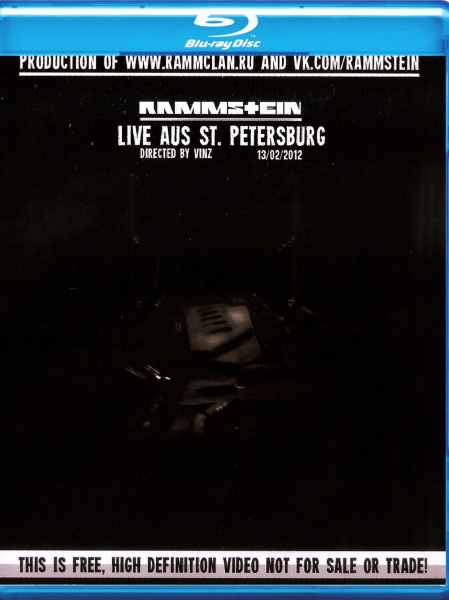 Rammstein Live In St. Petersburg 2012 Blu-Ray