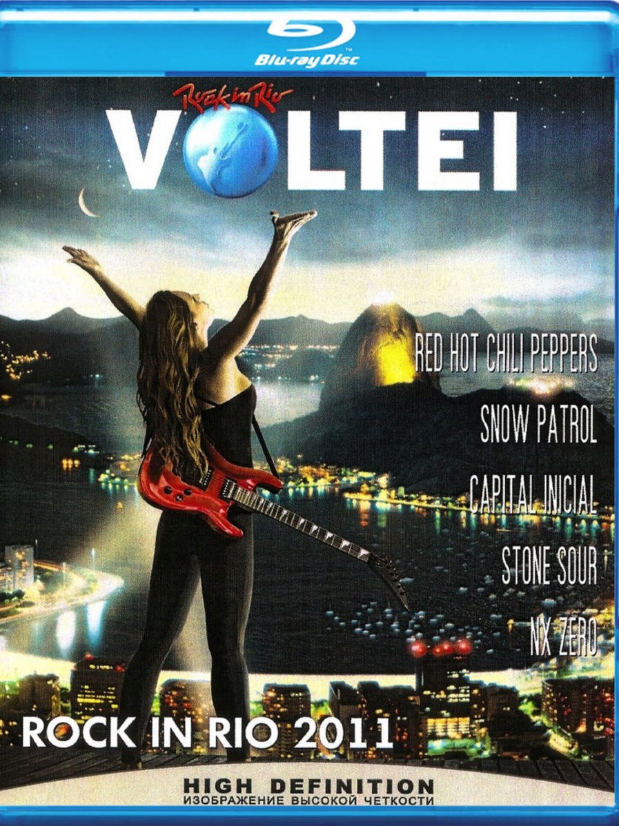 Rock In Rio 2011 Second Day Blu-Ray Red Hot Chili Peppers, Snow Patrol, Capital Inicial