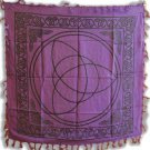 Purple Triquetra altar cloth 36" x 36"  RAC36