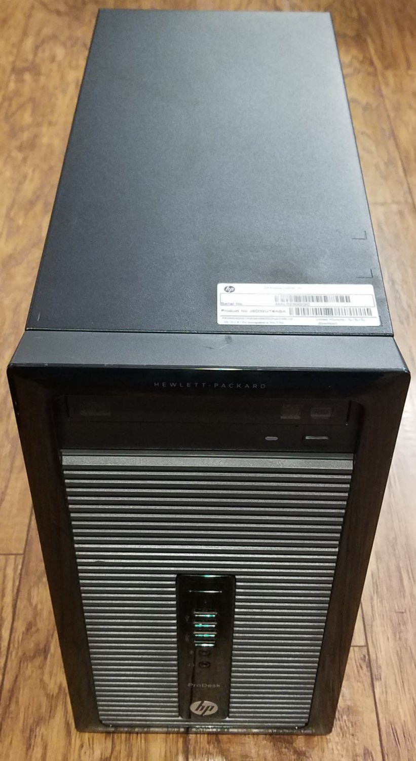 HP ProDesk 400 G1 MT PC: Core i5-4590, 8GB, 240GB SSD+500GB HDD, DVD&Acirc;&plusmn;RW, GbE, Win10 Pro or Linux