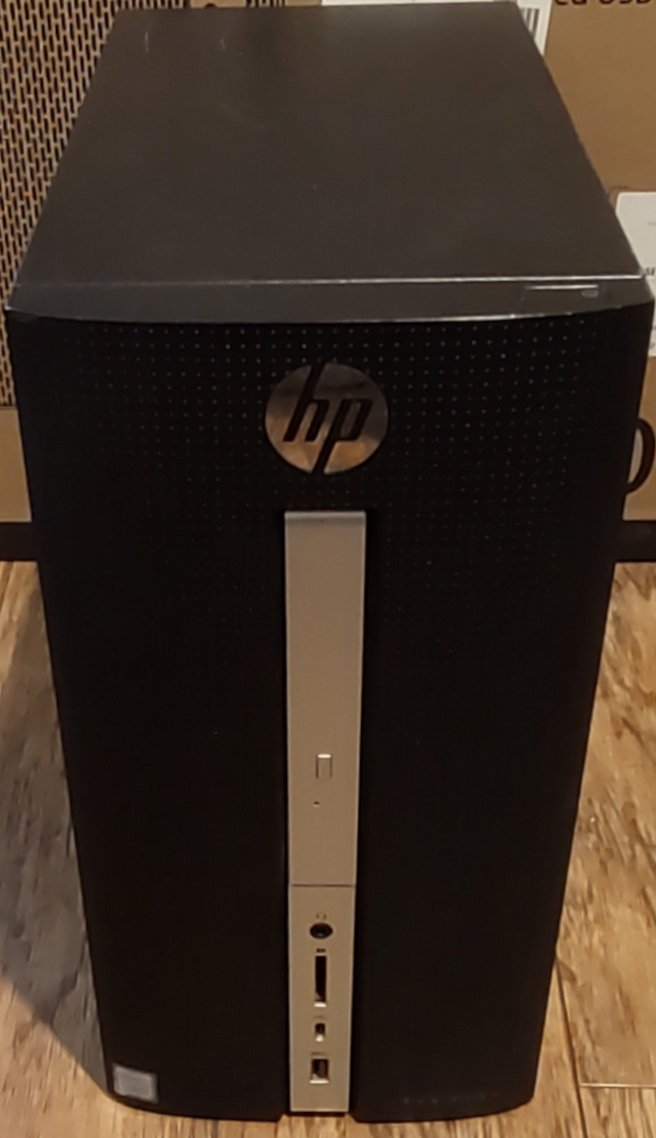 HP Pavilion 570-P017C PC: 7th Gen Core i5 or i7, 8GB DDR4, 256B NVMe SSD, GbE, WiFi+BT, Win10/Linux