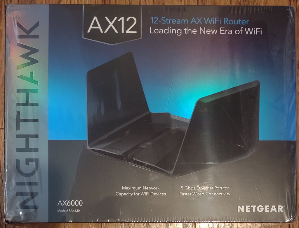 NETGEAR Nighthawk AX12/12-stream AX6000 Wi-Fi 6 Router RAX120
