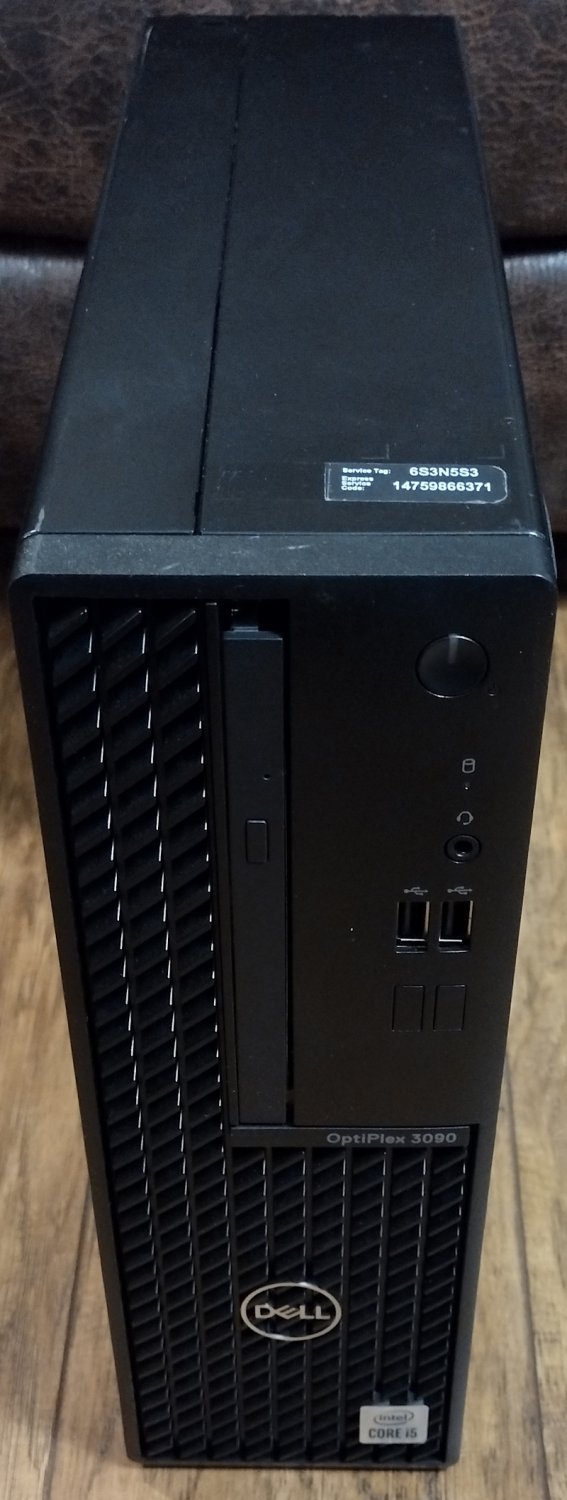 Dell OptiPlex 3090 SFF PC: Intel Core i5-10505, 16GB DDR4, 256GB NVMe SSD, GbE, Wifi, BT, Win11 Pro