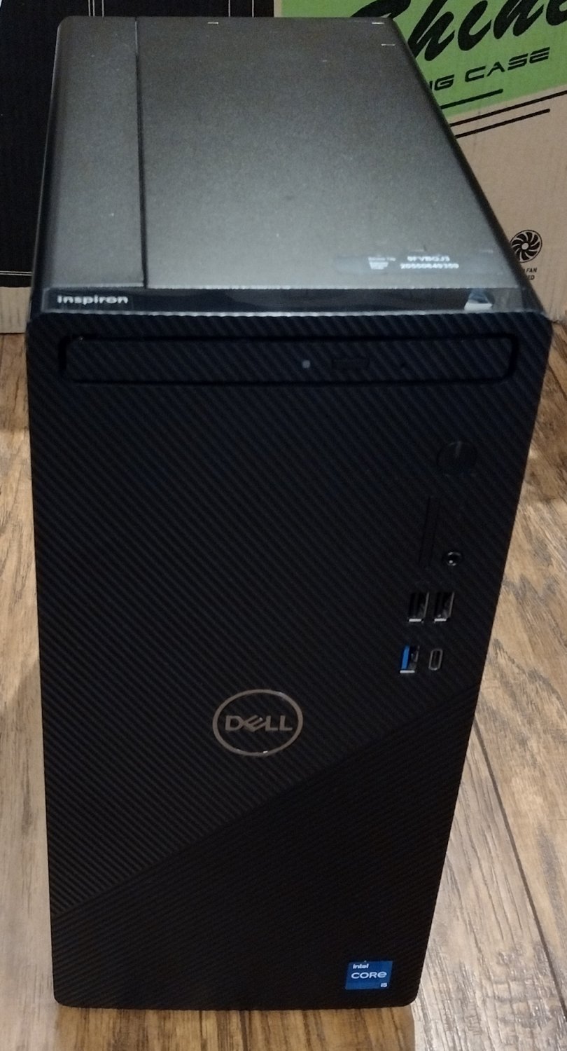 Dell Inspiron 3891 Tower PC: Core i5-11400, 16GB, 512GB NVMe SSD, DVD&Acirc;&plusmn;RW, GbE LAN, Wifi+BT, Win11