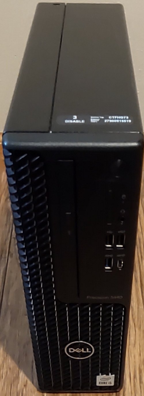 Dell Precision 3440 SFF PC: Core i5-10500, 16GB DDR4, 512GB NVMe SSD, GbE LAN, Wifi, BT, Win11 Pro