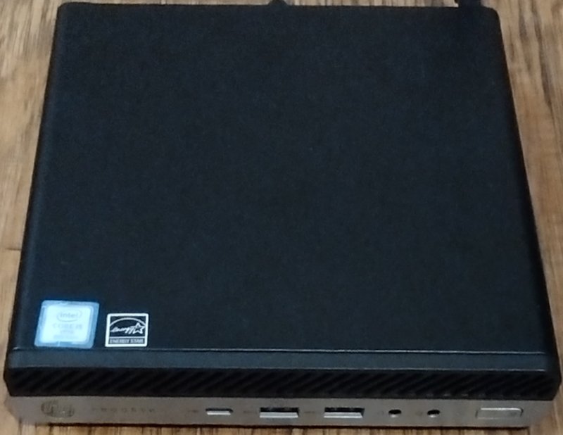 HP ProDesk 600 G4 DM PC: Intel Core i5-8500T, 8GB DDR4, 256GB NVMe SSD, GbE LAN, Wifi+BT, Win11 Pro