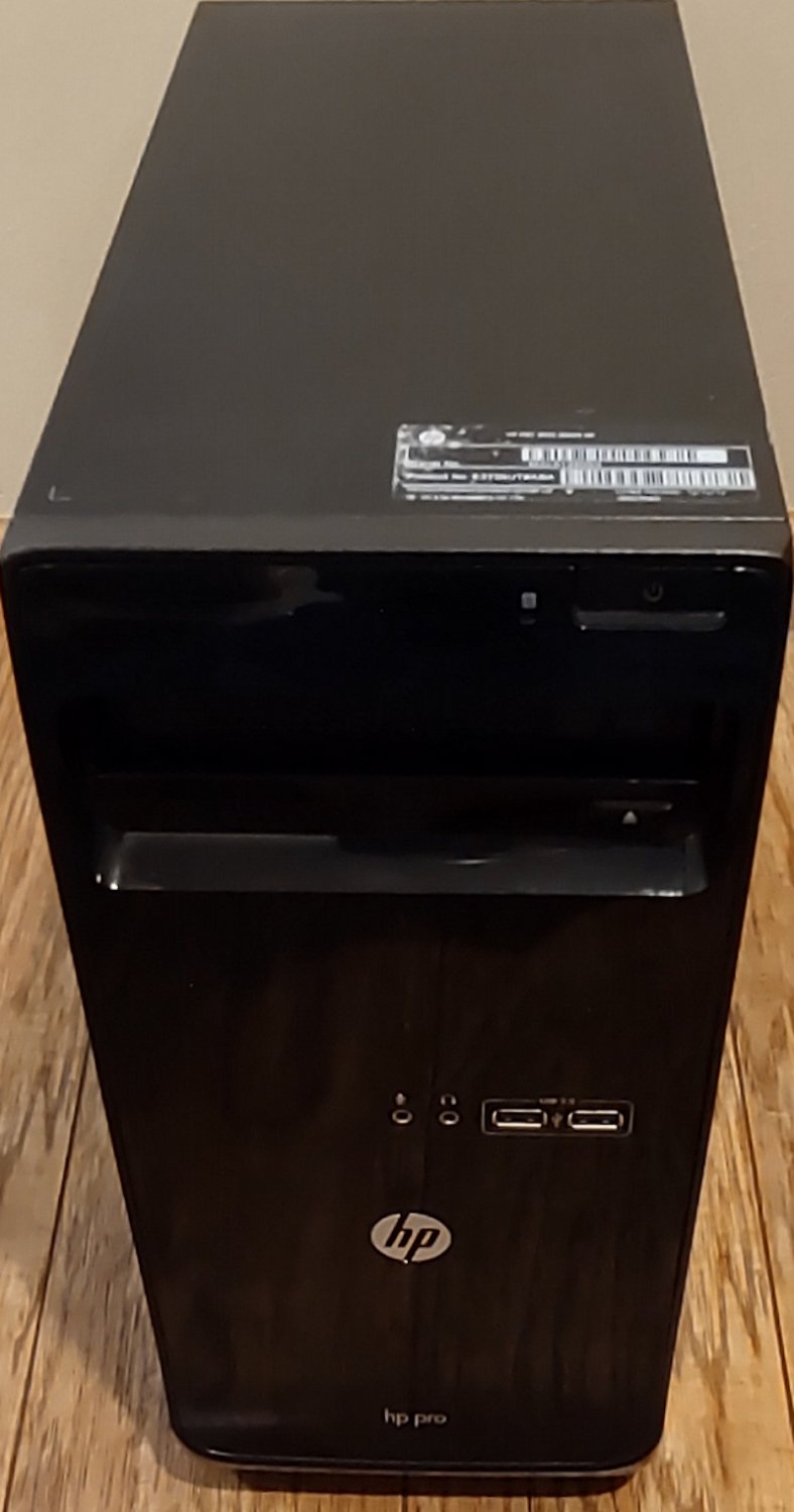 HP Pro 3500 PC: Core i5-3470s, 8GB RAM, 128GB SSD + 1TB HDD, DVD&Acirc;&plusmn;RW, GbE, Wifi, Win10 Pro or Linux