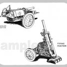 mouse pad 10 cm NEBELWERFER 40 mortar wehrmacht german