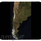 mouse pad ARGENTINA SATELLITE MAP south america