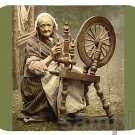 mouse pad IRISH SPINNING WHEEL 1890s yarn thread