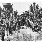mouse pad mat FIRST TRANSCONTINENTAL RAILROAD train