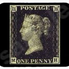 mouse pad PENNY BLACK postage stamp mouse mat