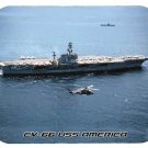mouse pad CV-66 USS AMERICA aircraft carrier mp2