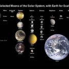 jigsaw puzzle SOLAR SYSTEM MOONS & earth astronomy