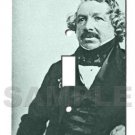 glowing switch plate LOUIS DAGUERRE daguerreotype