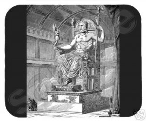 mousepad ZEUS greek mythology god mouse pad