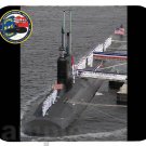 mouse pad SSN-777 USS NORTH CAROLINA nuclear submarine