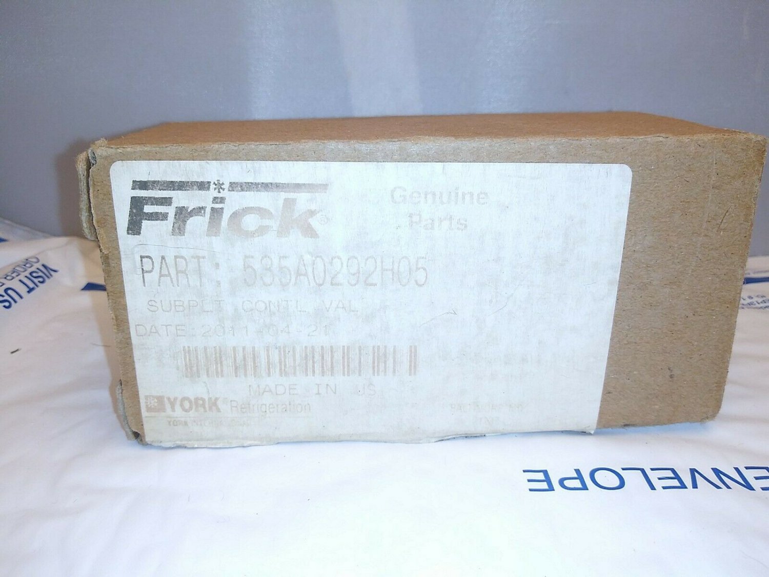 Frick 535A0292H05 Control Valve Subplate