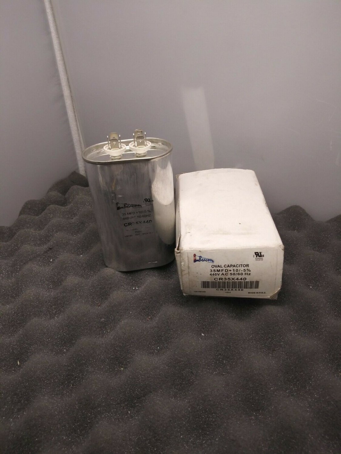 Beacon Oval Capacitor 35 MFD 440 Vac CR35X440  (201017)