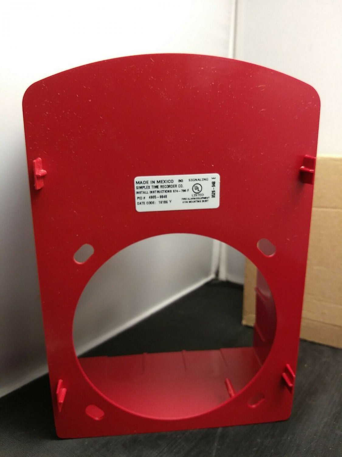 Simplex 4905-9946 Red 3" DP S/V Speaker Skirt