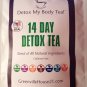 Detox Body Tea 100% Natural Organic Herbs Made in USA