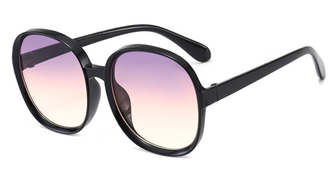 New Round Frame Sunglasses Women Retro Brand Designer Oversized Lady Sun Glasses Female Fashion.