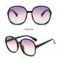 New Round Frame Sunglasses Women Retro Brand Designer Oversized Lady Sun Glasses Female Fashion.