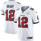 Tampa Bay Buccaneers Tom Brady White 2021 Super Bowl LV Jersey