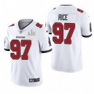 Men's Tampa Bay Buccaneers Simeon Rice White 2021 Super Bowl LV Jersey