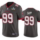 Tampa Bay Buccaneers #99 Warren Sapp Pewter Super Bowl LV Vapor Limited Jersey