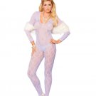 Queen - Purple Long Sleeve Lace Bodystocking