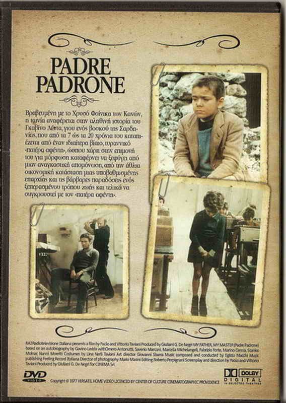 PADRE PADRONE Omero Antonutti Marcella Michelangeli Taviani R2 DVD only