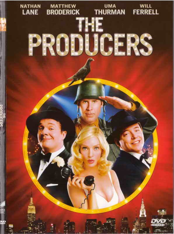 THE PRODUCERS Nathan Lane Matthew Broderick Uma Thurman Will Ferrell R2 DVD