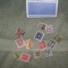 vintage postage stamps worldwide