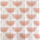 Japanese crane shower curtain, 72x72 inches with plastic hook, waterproof fabric, no need for lining