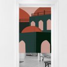 Nordic Style City Noren Doorway Curtain For Home Decor Partition Curtain for Bedroom Kitchen