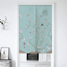 Ofat Home Bird Noren Doorway Curtain Custom Panel Curtain Wall Tapestry for Kitchen Decor