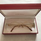 Cartier Glasses New Old Stock 22kt gold