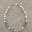 Mommy Bracelet: Beautiful in Blue