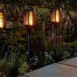 12x Large 96LED Solar Power Torch Light Flickering Flame Garden Waterproof Lamp