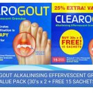 Live-Well Clearogout For Gout 75s Alkanising Effervescent Granules