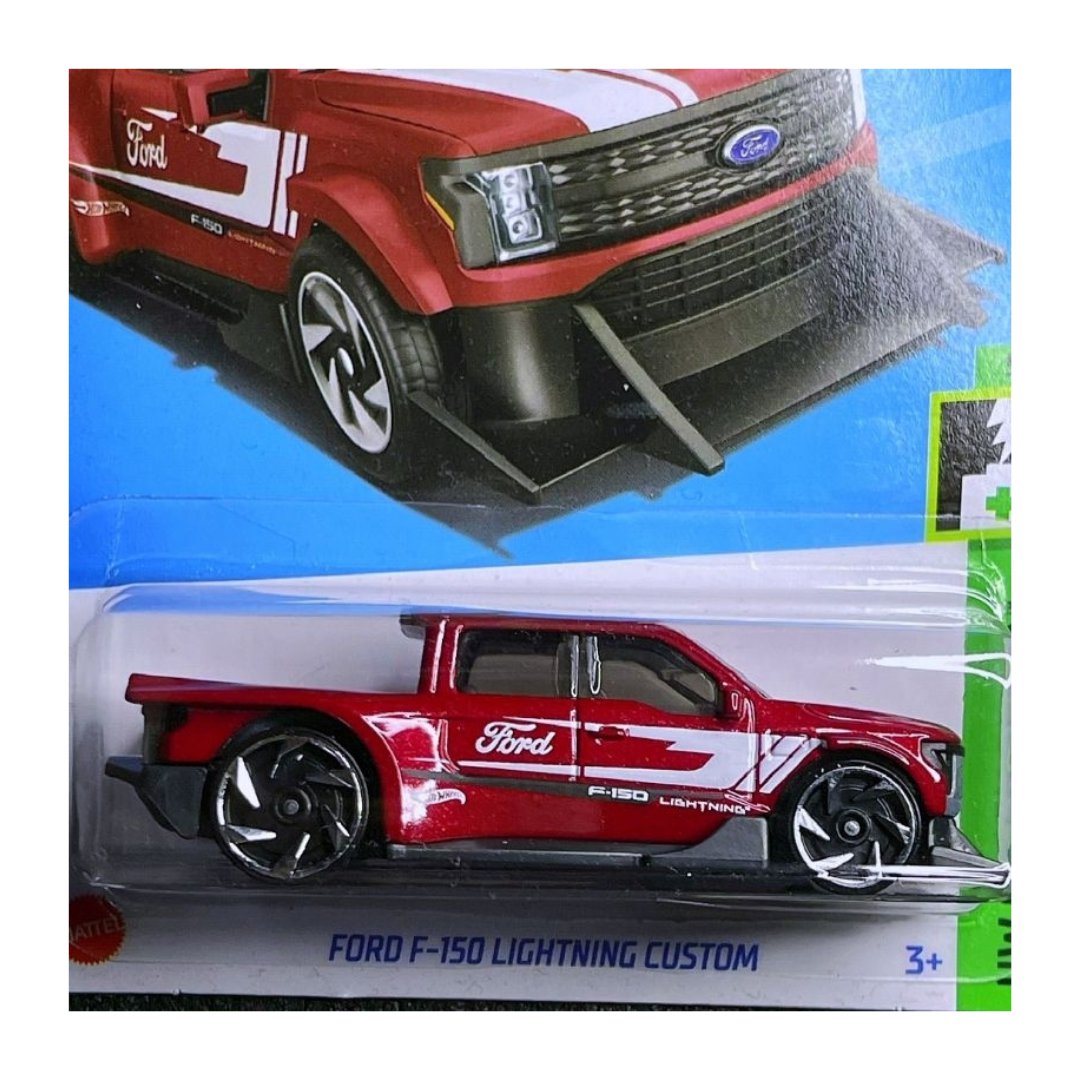 Hot Wheels Ford F-150 Lightning Custom Red #37 Mainline 2024 Case B/C ...